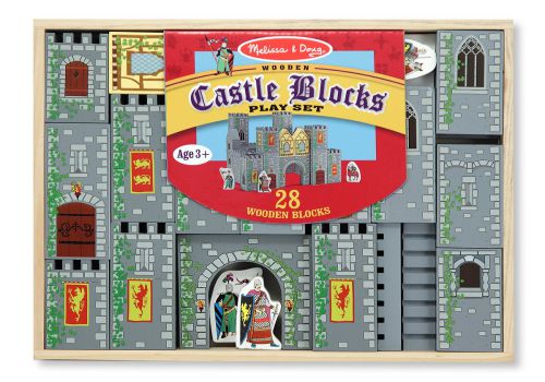 Melissa and doug hotsell castle blocks